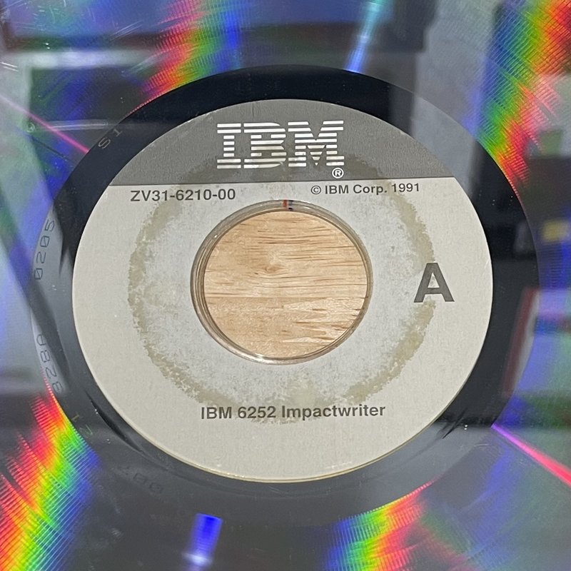 Pochette LASERDISC IBM 6252 Impactwriter (1991) - Édition physique d'occasion à vendre