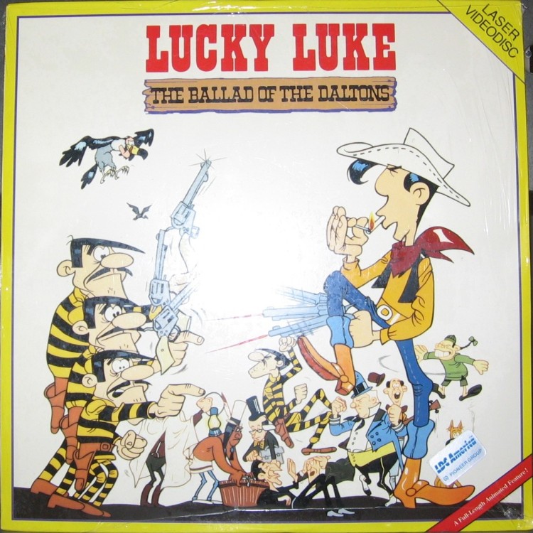 Pochette LASERDISC Lucky Luke #2: Ballad of The Daltons (1978) - Édition physique d'occasion à vendre