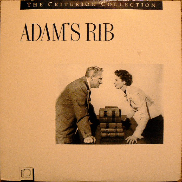 Pochette LASERDISC Adam's Rib: Criterion #47 (1949) - Édition physique d'occasion à vendre