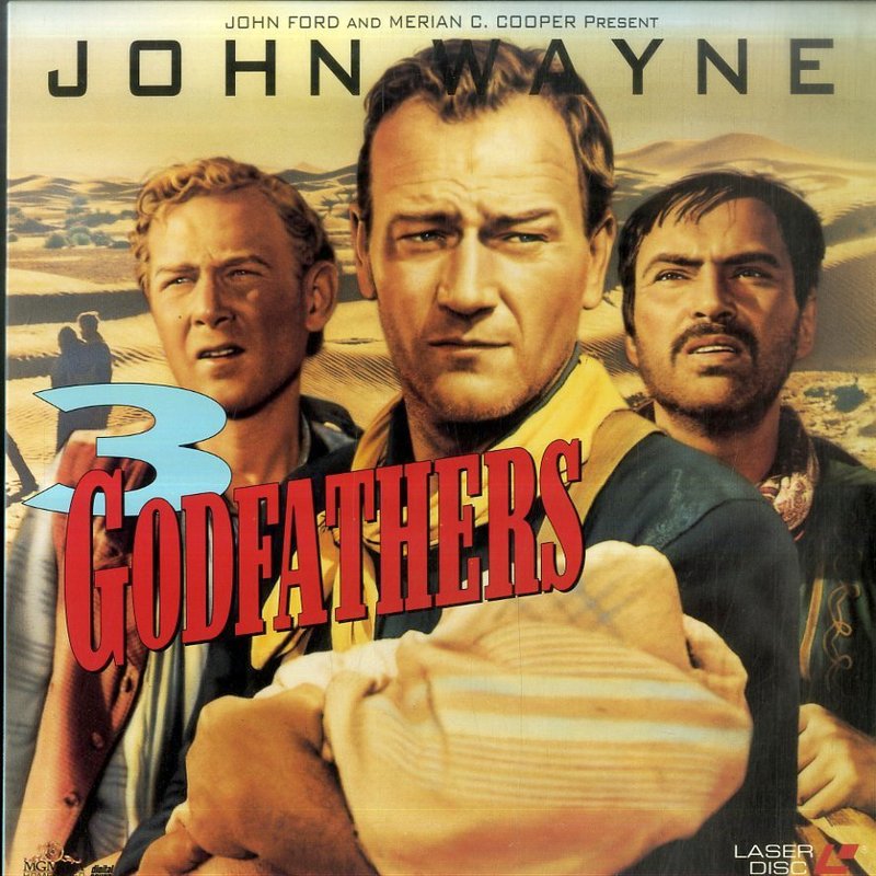 Pochette LASERDISC 3Godfathers (1948) - Édition physique d'occasion à vendre