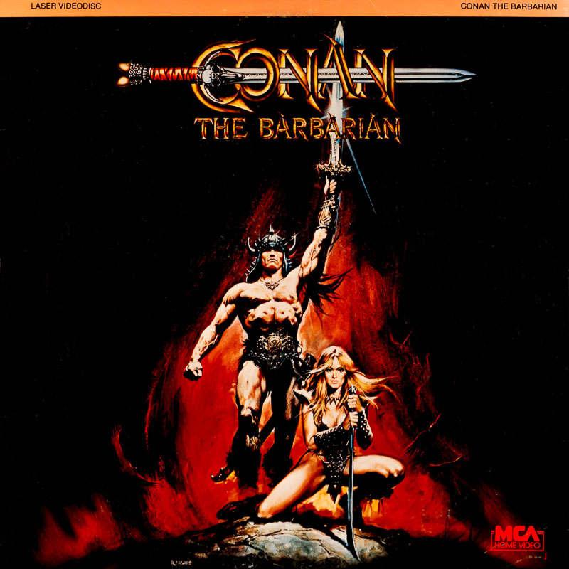 Pochette LASERDISC Conan the Barbarian (1982) - Édition physique d'occasion à vendre