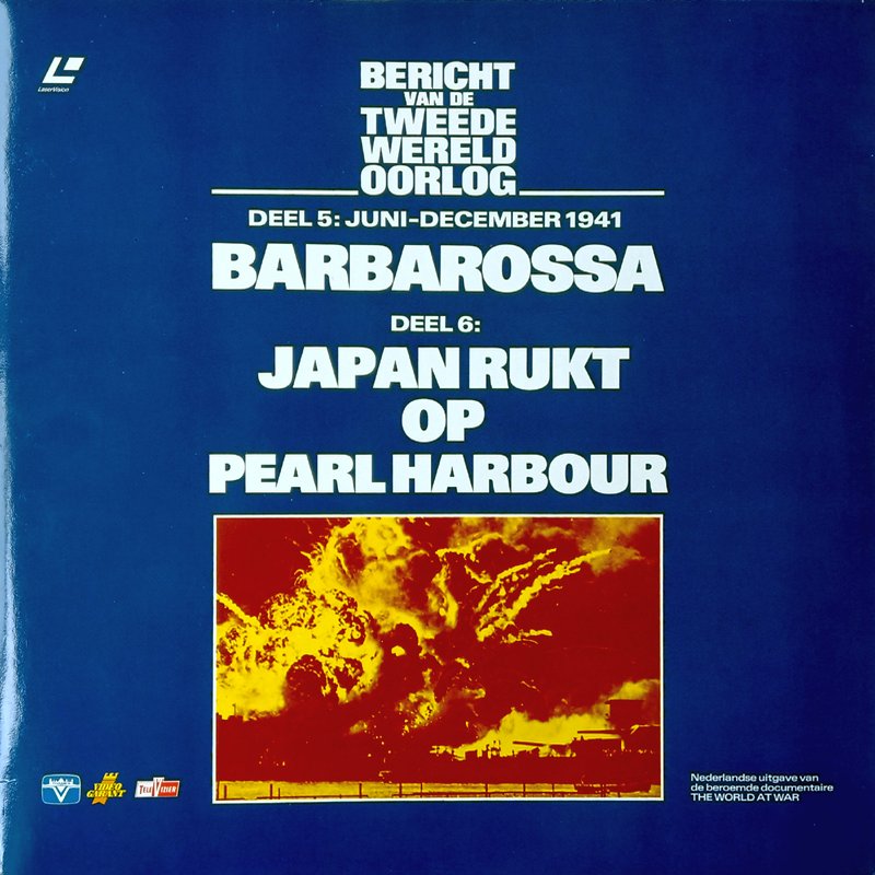 Pochette LASERDISC World atWar, The: vol.03 - Barbarossa/Banzai - Japan Strikes (1973) - Édition physique d'occasion à vendre