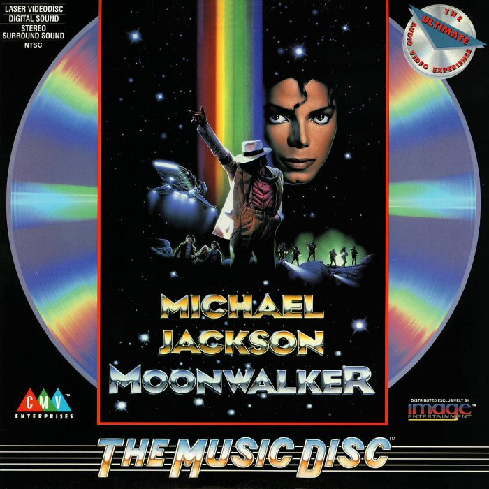 Pochette LASERDISC Michael Jackson: Moonwalker (1988) - Édition physique d'occasion à vendre