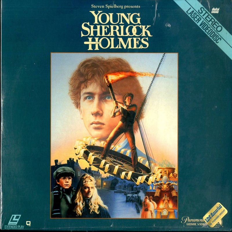 Pochette LASERDISC Young Sherlock Holmes (1985) - Édition physique d'occasion à vendre