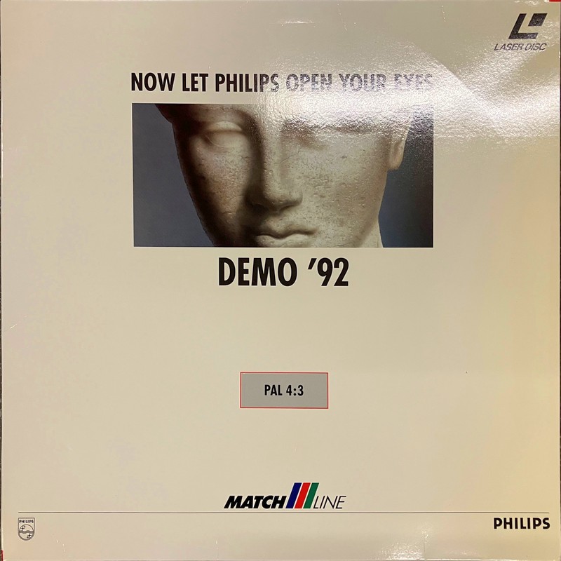 Pochette LASERDISC Now let Philips openyour eyes - Demo 92 PAL 4:3 (1991) - Édition physique d'occasion à vendre