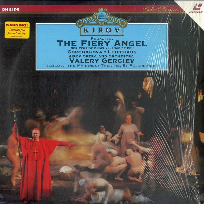 Pochette LASERDISC Prokofiev: The Fiery Angel (1993) - Édition physique d'occasion à vendre
