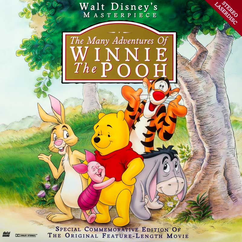 Pochette LASERDISC Many Adventures of Winnie the Pooh, The (1977) - Édition physique d'occasion à vendre