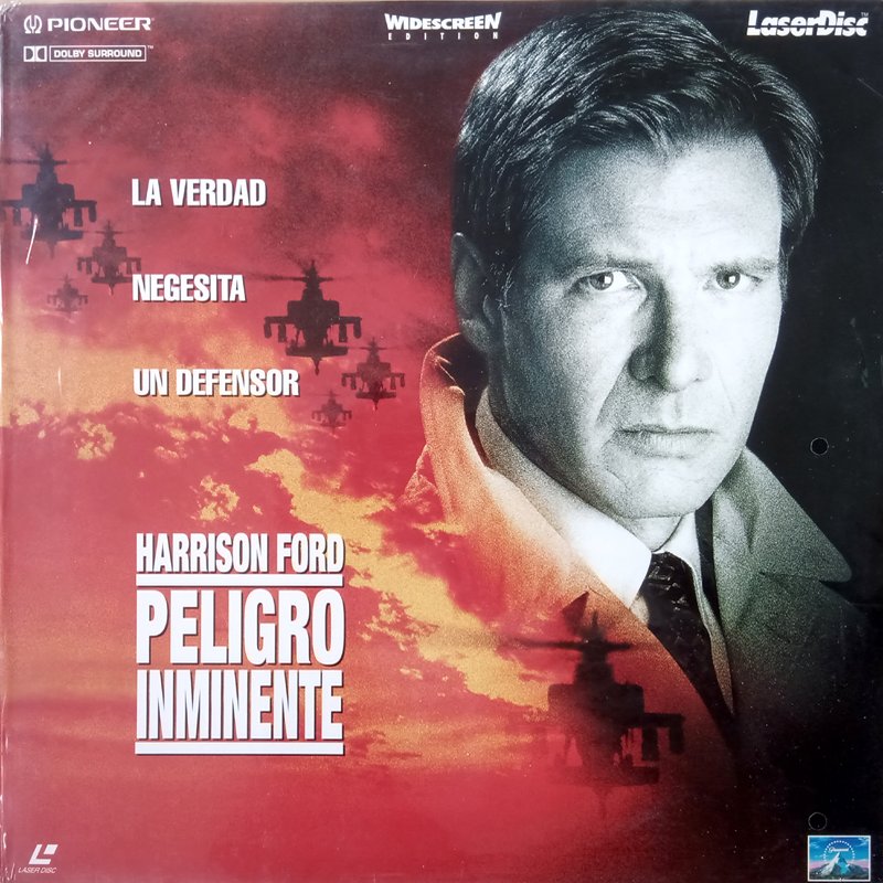 Pochette LASERDISC Clear and Present Danger (1994) - Édition physique d'occasion à vendre