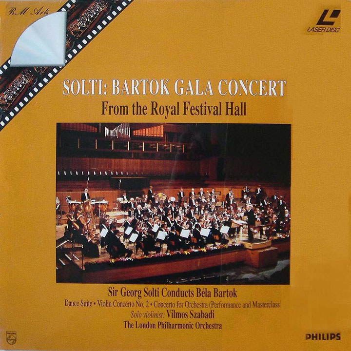 Pochette LASERDISC Solti: Bartok Gala Concert (1989) - Édition physique d'occasion à vendre