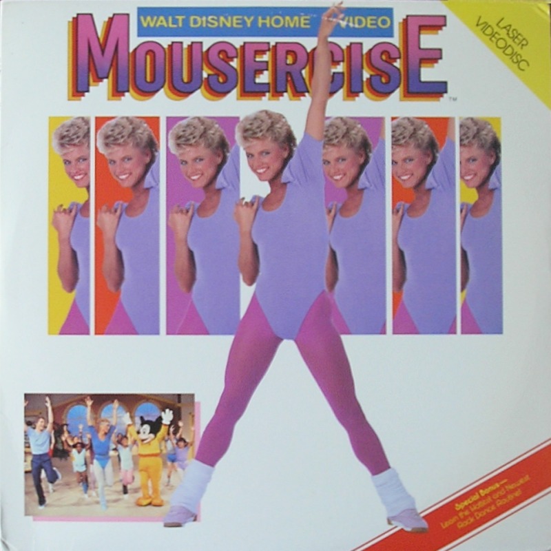 Pochette LASERDISC Mousercise (1985) - Édition physique d'occasion à vendre