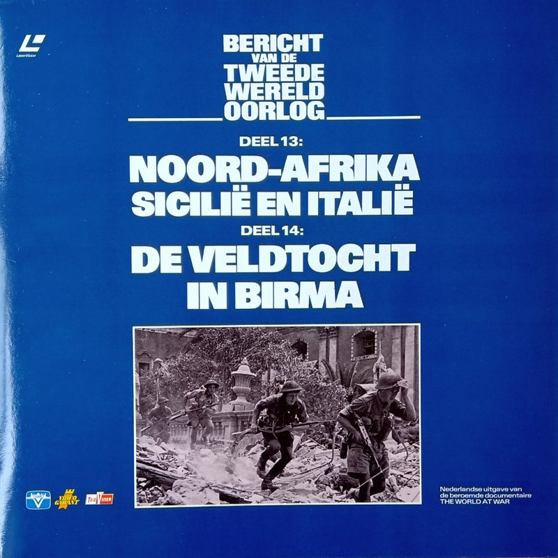 Pochette LASERDISC World at War, The: vol.07 - Tough Old Gut/TheWar in Burma (1974) - Édition physique d'occasion à vendre