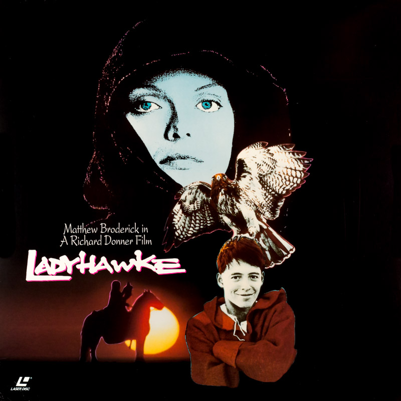 Pochette LASERDISC Ladyhawke (1985) - Édition physique d'occasion à vendre