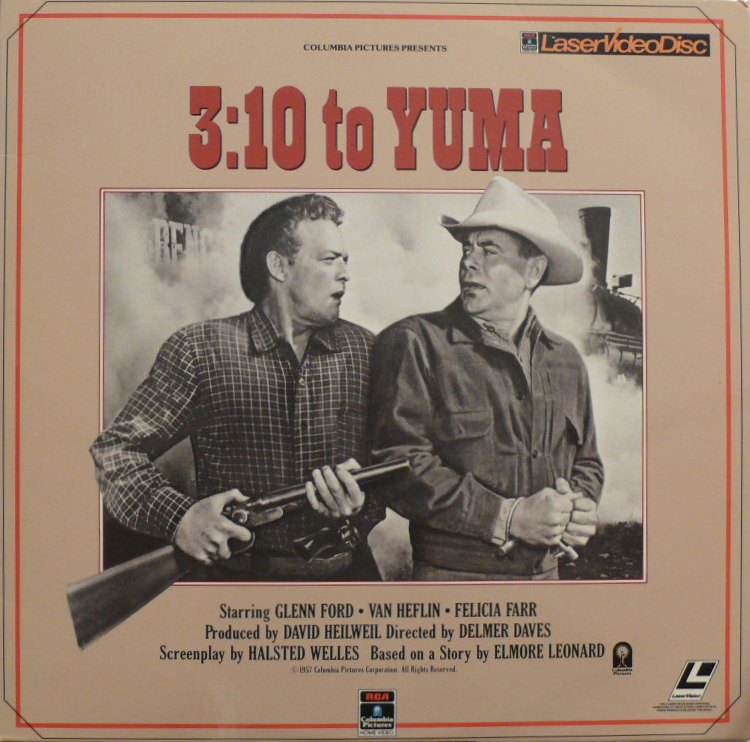 Pochette LASERDISC 3:10 to Yuma (1957) - Édition physique d'occasion à vendre
