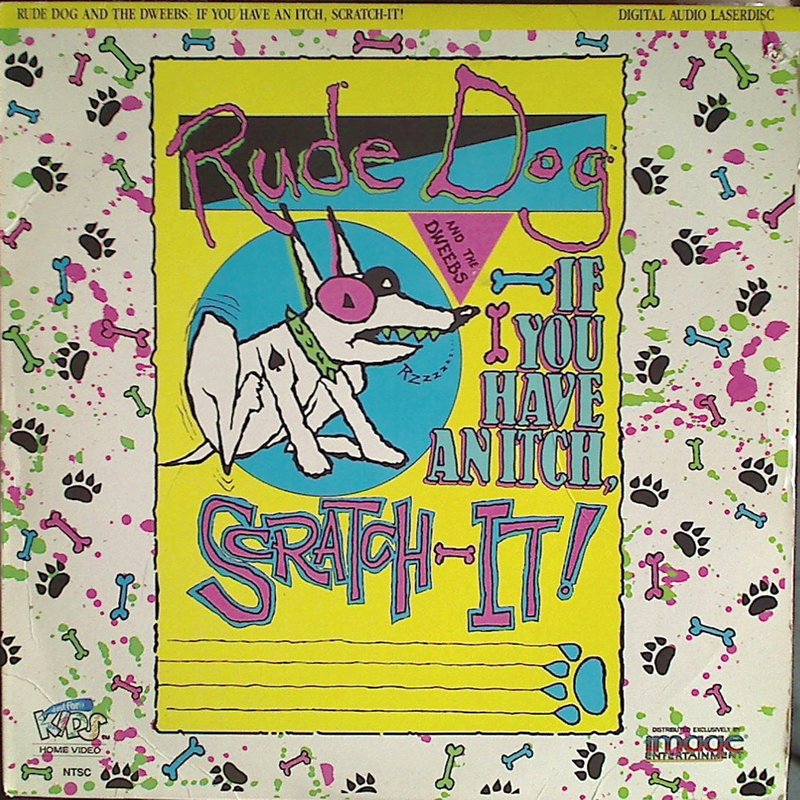 Pochette LASERDISC Rude Dog: If You Have An Itch, Scratch It (1989) - Édition physique d'occasion à vendre
