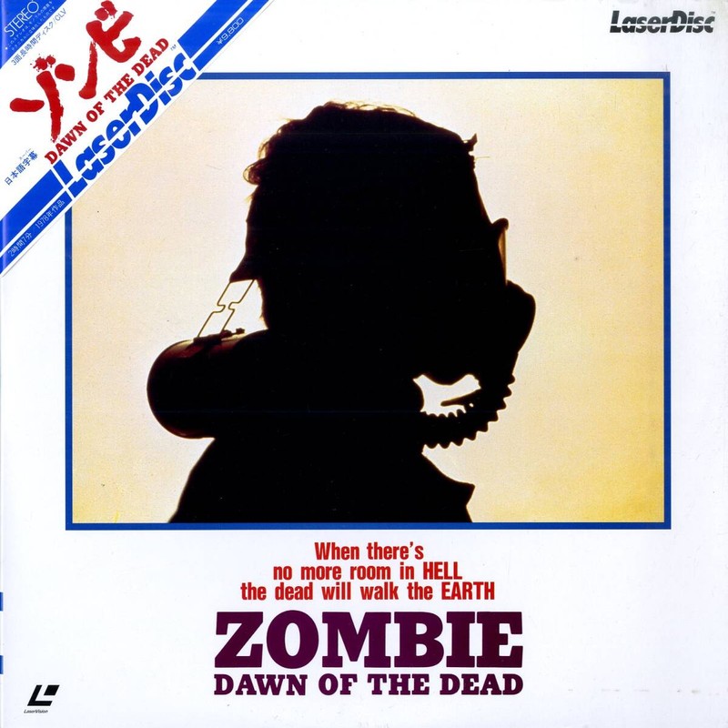 Pochette LASERDISC Zombie - Dawn of the Dead (1978) - Édition physique d'occasion à vendre