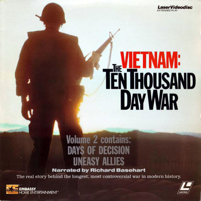 Pochette LASERDISC Vietnam #2: The Ten Thousand Day War (1980) - Édition physique d'occasion à vendre