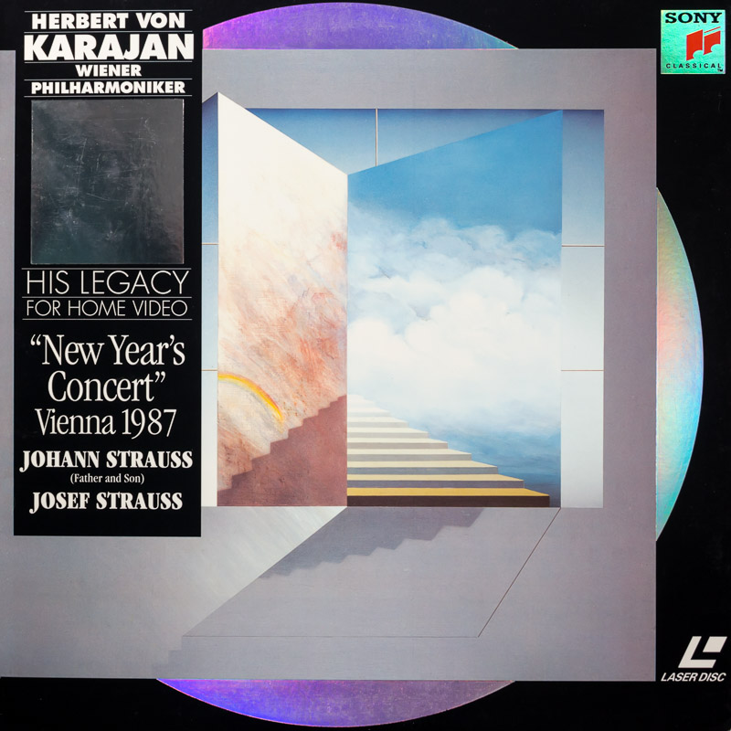 Pochette LASERDISC New Year's Concert 1987: Wiener Philarmonic: Karajan (1987) - Édition physique d'occasion à vendre