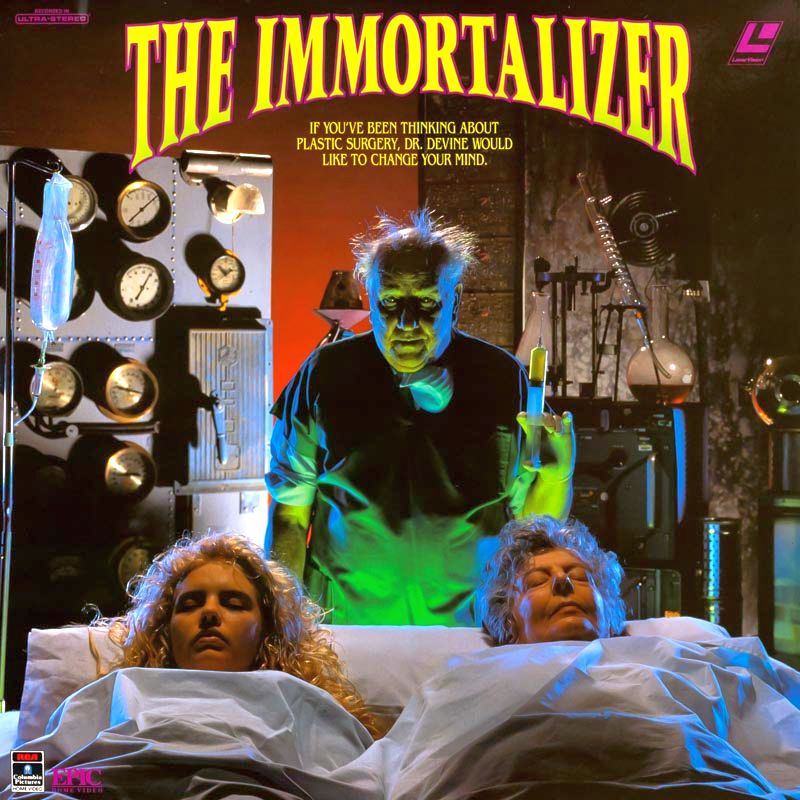 Pochette LASERDISC Immortalizer, The (1989) - Édition physique d'occasion à vendre