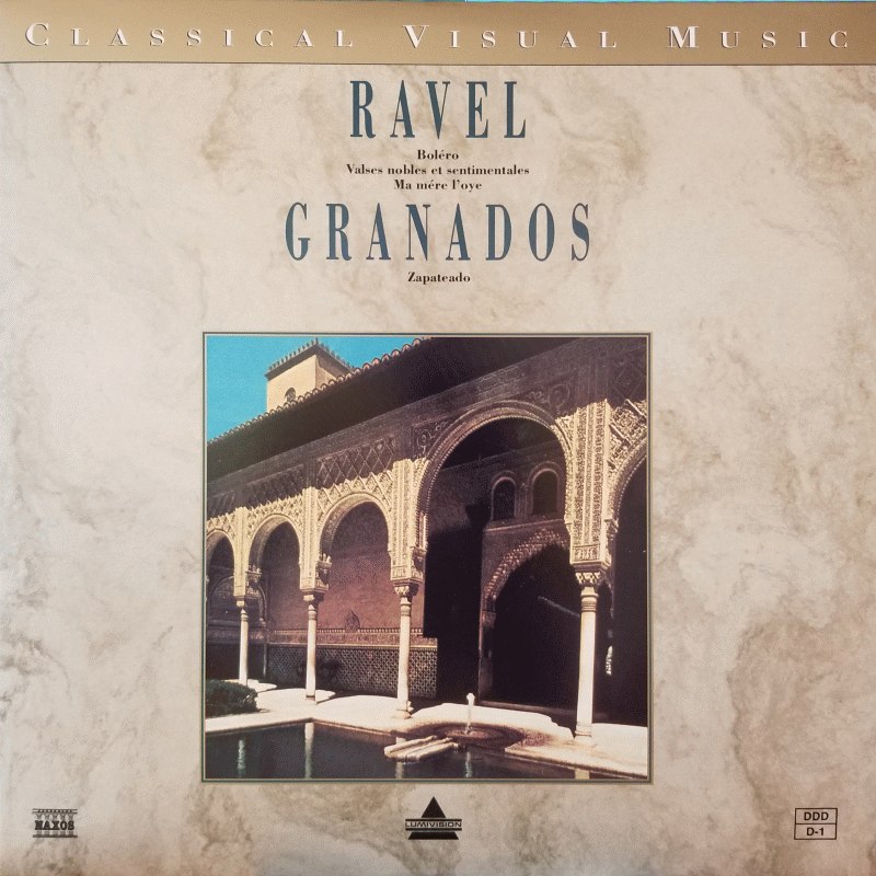 Pochette LASERDISC Ravel/Granados: Bolero/Zapateado (1993) - Édition physique d'occasion à vendre