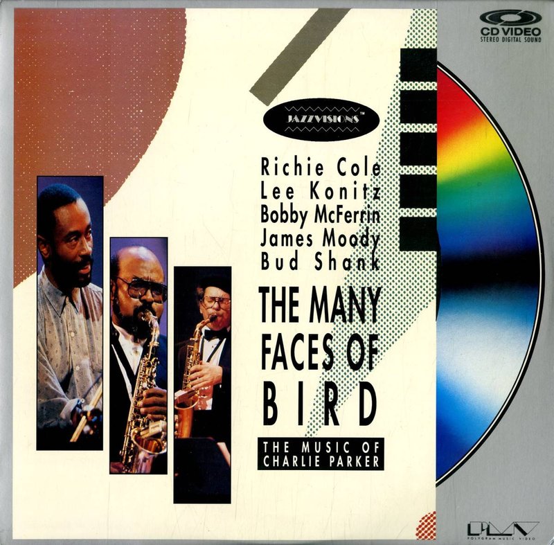 Pochette LASERDISC Jazzvisions: vol.2 Many Faces of Bird (1986) - Édition physique d'occasion à vendre