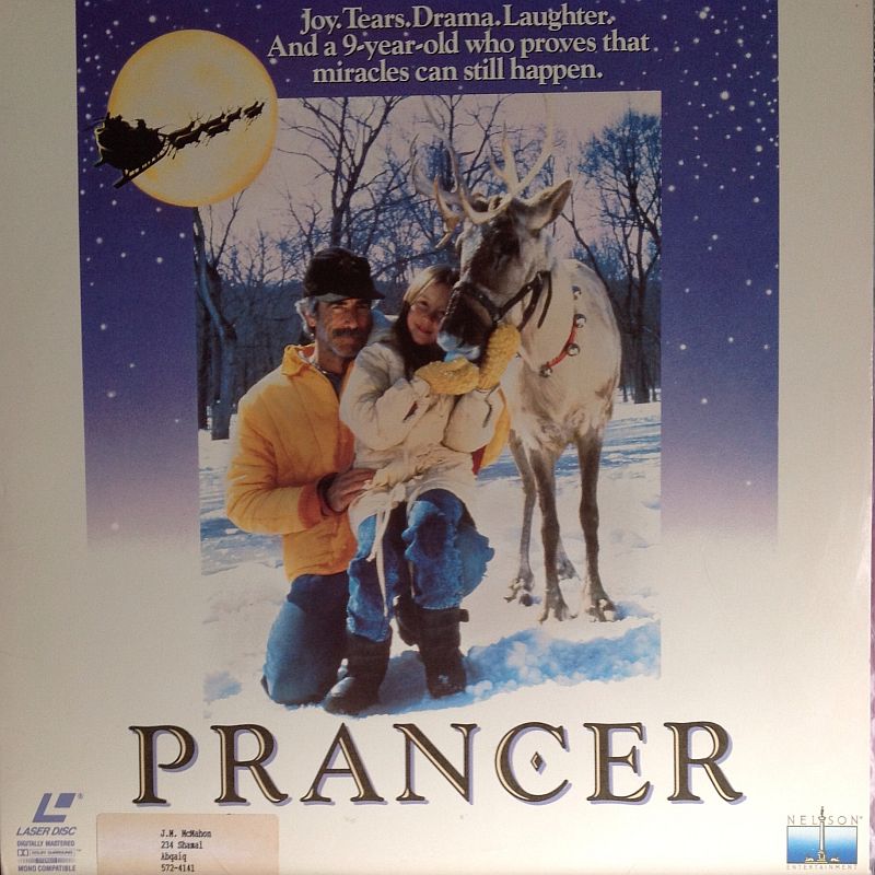 Pochette LASERDISC Prancer (1989) - Édition physique d'occasion à vendre