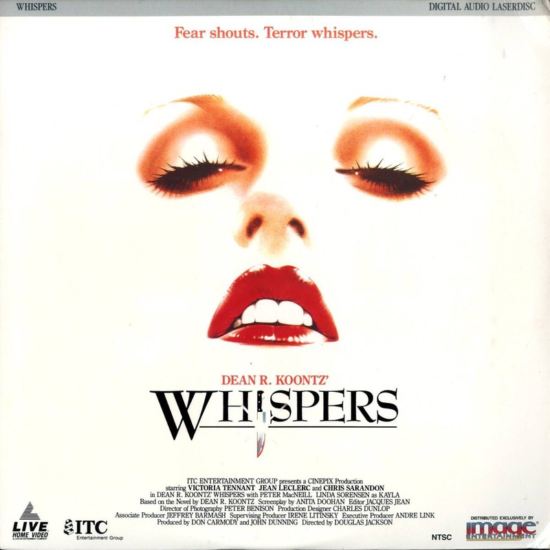 Pochette LASERDISC Whispers (1990) - Édition physique d'occasion à vendre