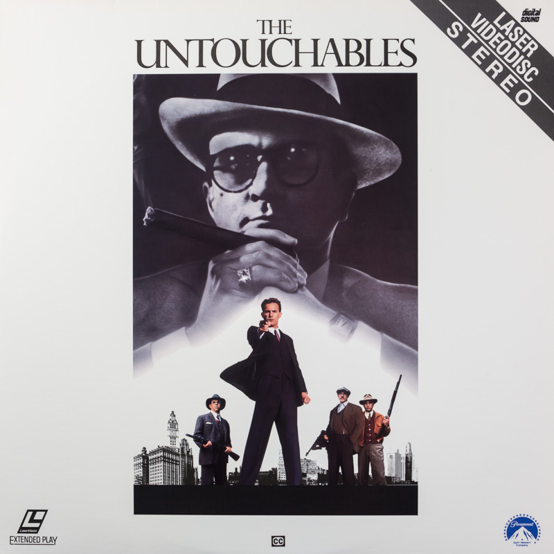 Pochette LASERDISC Untouchables, The (1987) - Édition physique d'occasion à vendre