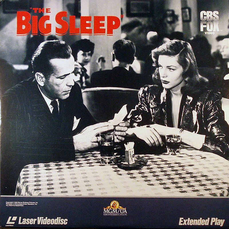 Pochette LASERDISC Big Sleep, The (1946) - Édition physique d'occasion à vendre