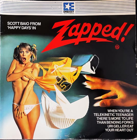 Pochette LASERDISC Zapped! (1982) - Édition physique d'occasion à vendre