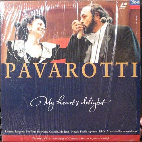 Pochette LASERDISC Luciano Pavarotti: My Heart's Delight (1993) - Édition physique d'occasion à vendre
