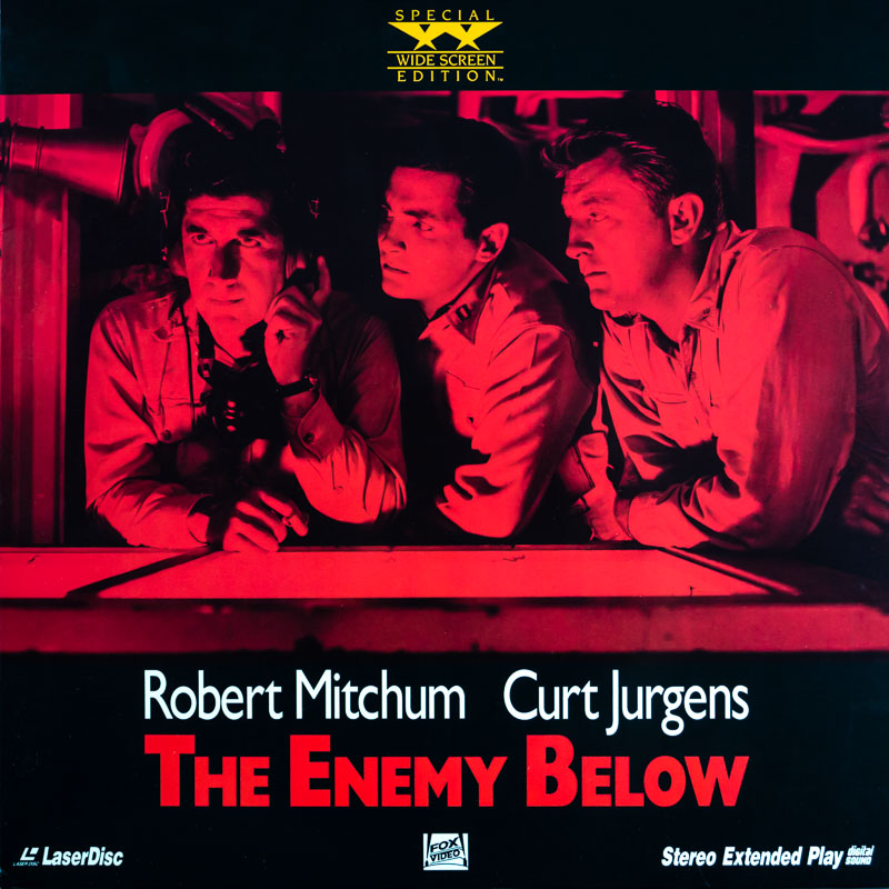 Pochette LASERDISC Enemy Below, The (1957) - Édition physique d'occasion à vendre