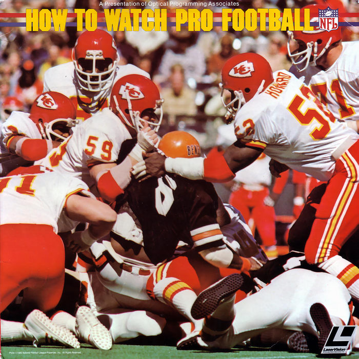 Pochette LASERDISC How to Watch Pro Football - Édition physique d'occasion à vendre