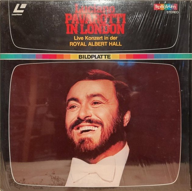 Pochette LASERDISC Luciano Pavarotti: Royal Gala Concert (1982) - Édition physique d'occasion à vendre