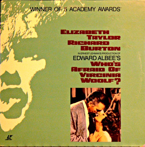 Pochette LASERDISC Who's Afraid of VirginiaWoolf? (1966) - Édition physique d'occasion à vendre