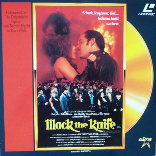 Pochette LASERDISC Mack The Knife (1989) - Édition physique d'occasion à vendre