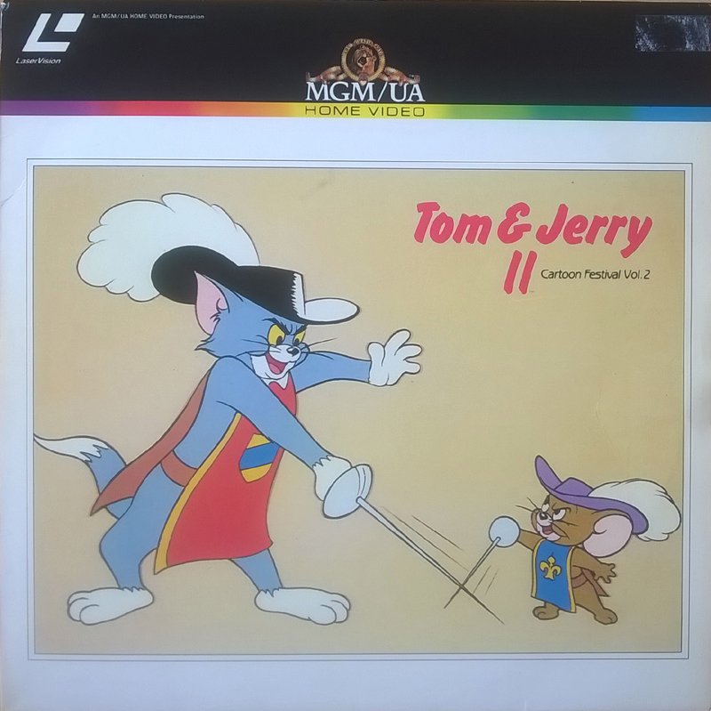 Pochette LASERDISC Tom & Jerry: Cartoon Festival vol.2 (1940) - Édition physique d'occasion à vendre