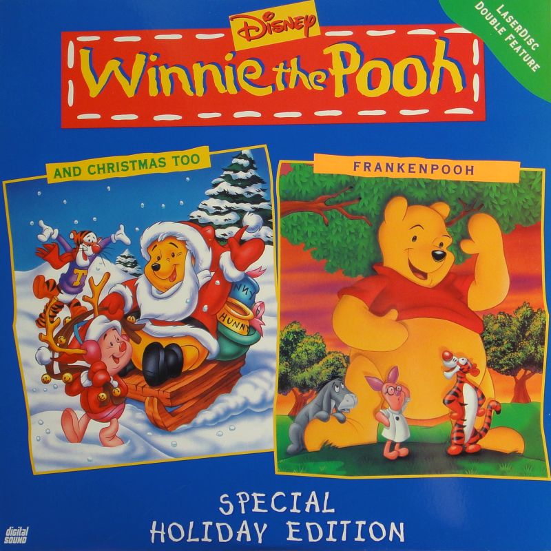 Pochette LASERDISC Winnie the Pooh: Special Holiday Edition:Winnie the Pooh, and Christmas Too/Frankenpooh (1995) - Édition physique d'occasion à vendre
