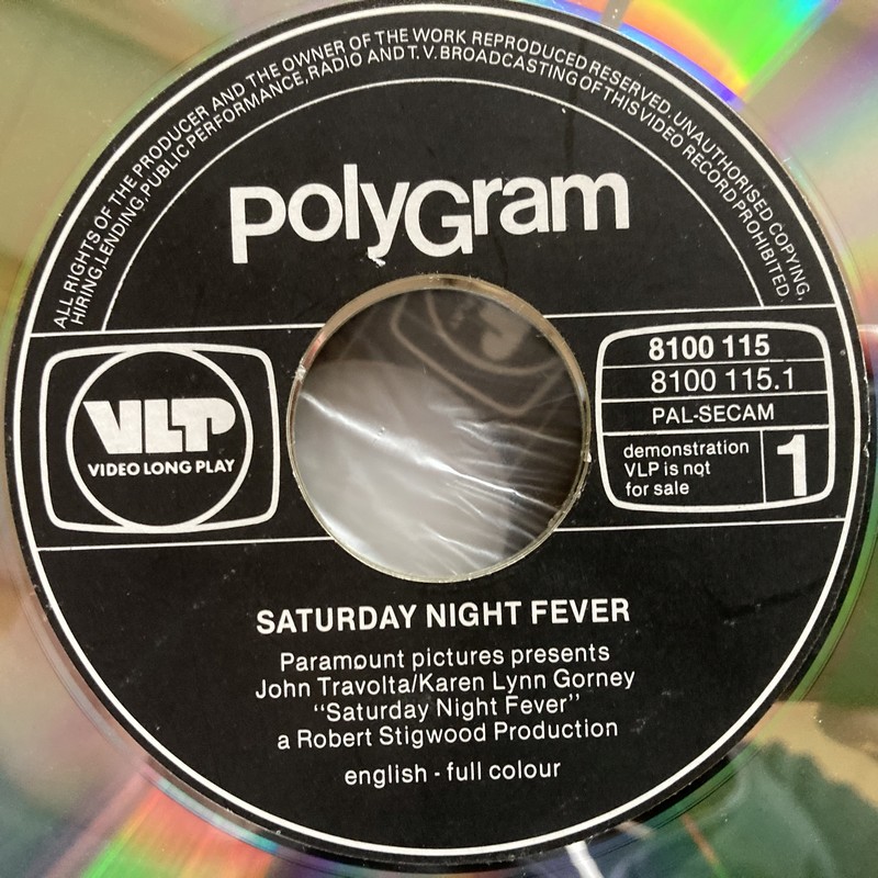 Pochette LASERDISC Saturday Night Fever - Édition physique d'occasion à vendre