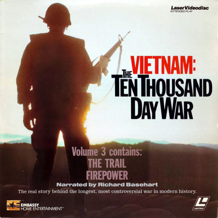 Pochette LASERDISC Vietnam #3: The Ten Thousand Day War (1980) - Édition physique d'occasion à vendre