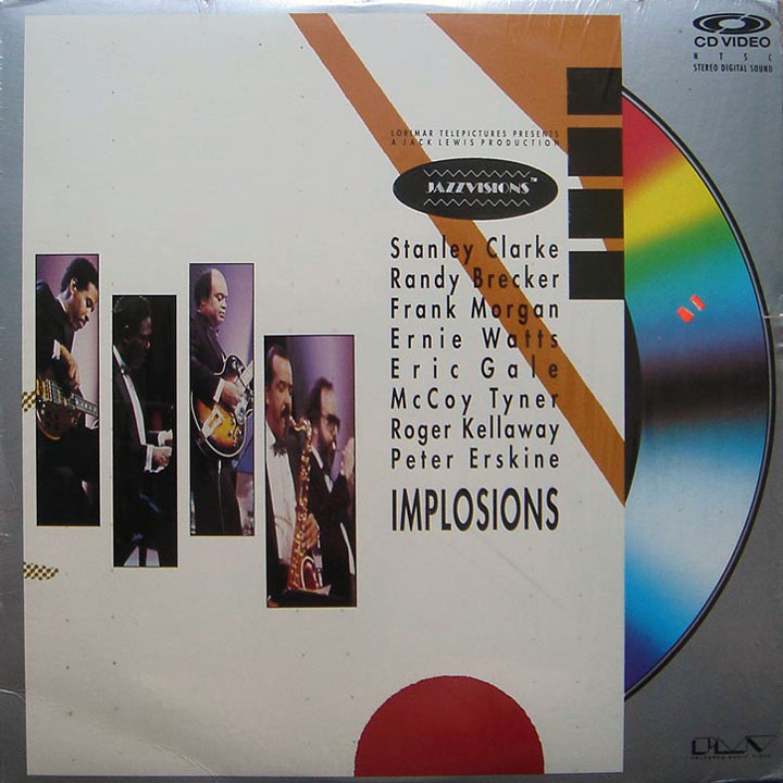 Pochette LASERDISC Jazzvisions: vol.7 Implosions (1986) - Édition physique d'occasion à vendre