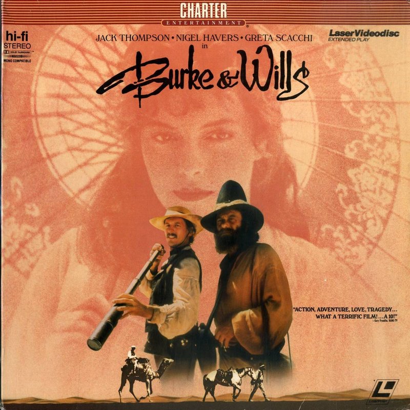 Pochette LASERDISC Burke and Wills (1985) - Édition physique d'occasion à vendre