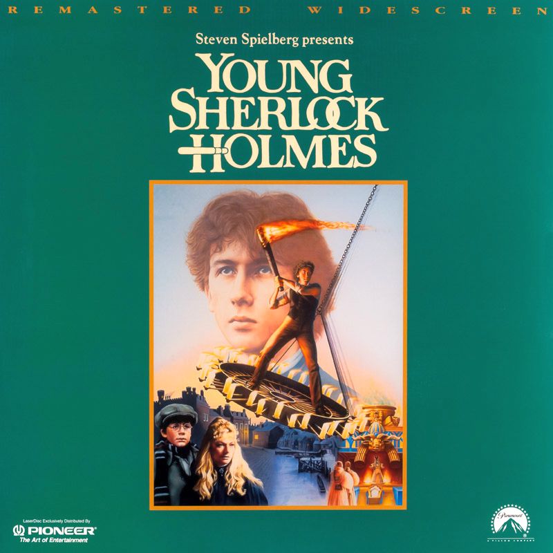 Pochette LASERDISC Young Sherlock Holmes (1985) - Édition physique d'occasion à vendre
