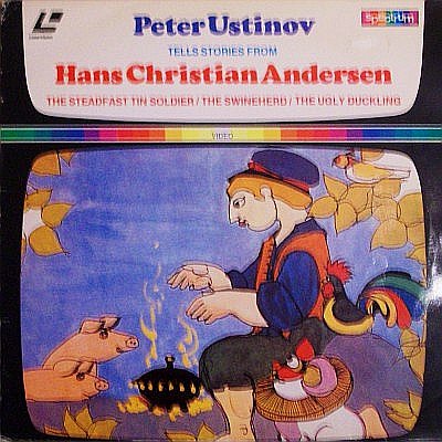 Pochette LASERDISC Peter Ustinov reads Hans Christian Andersen Stories (1982) - Édition physique d'occasion à vendre