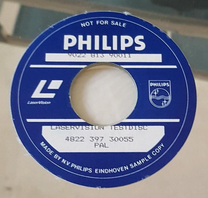 Pochette LASERDISC Philips – LaserVision TestDisc 9022 813 90011 /4822 397 30055 PAL - Édition physique d'occasion à vendre