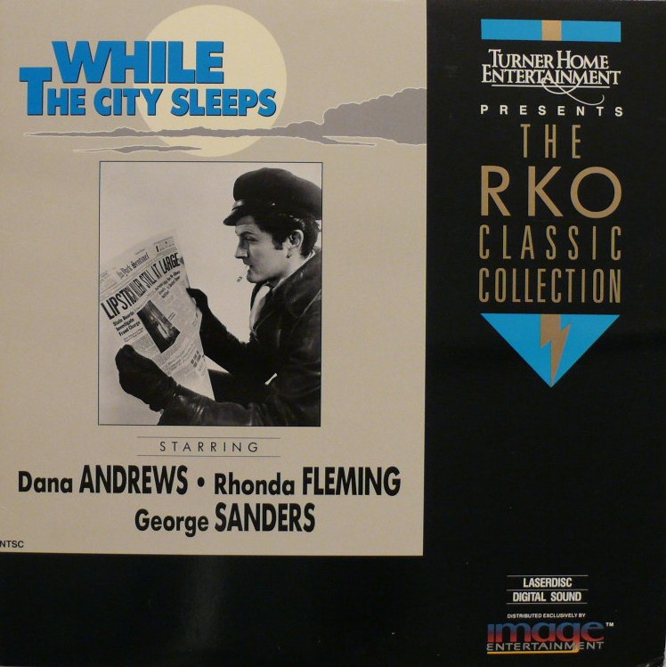 Pochette LASERDISC While The City Sleeps (1956) - Édition physique d'occasion à vendre