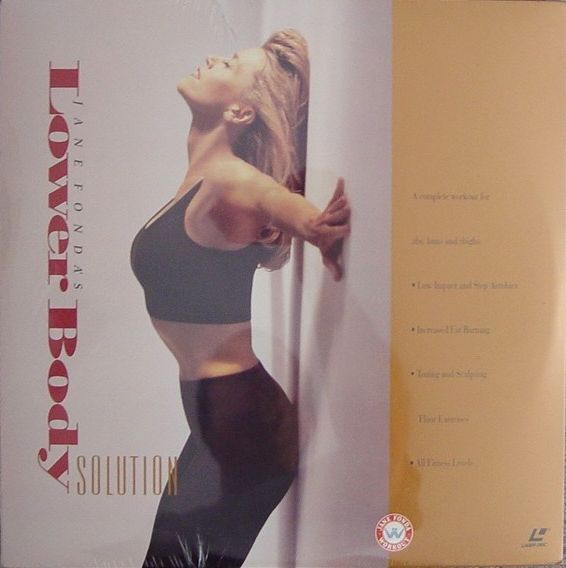 Pochette LASERDISC Jane Fonda: Lower Body Solution (1991) - Édition physique d'occasion à vendre