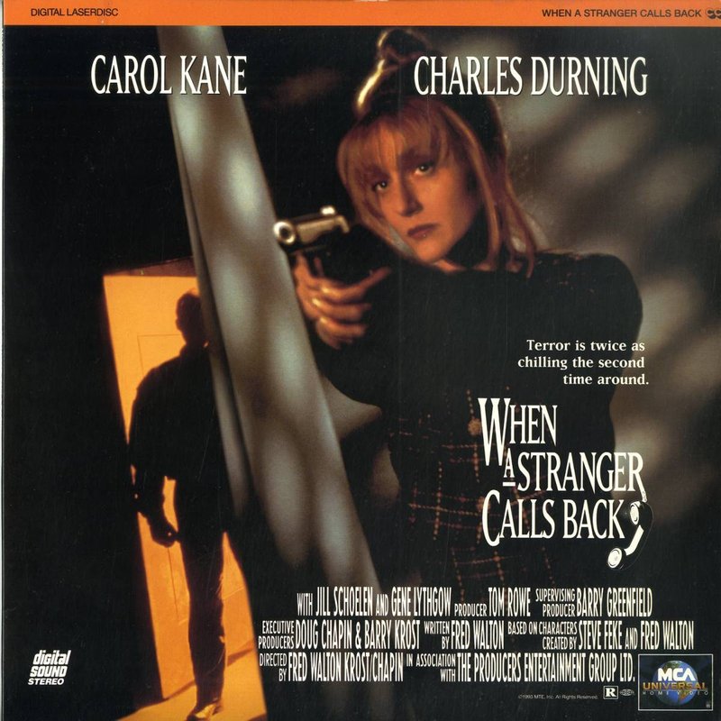 Pochette LASERDISC When A Stranger Calls... Back (1993) - Édition physique d'occasion à vendre