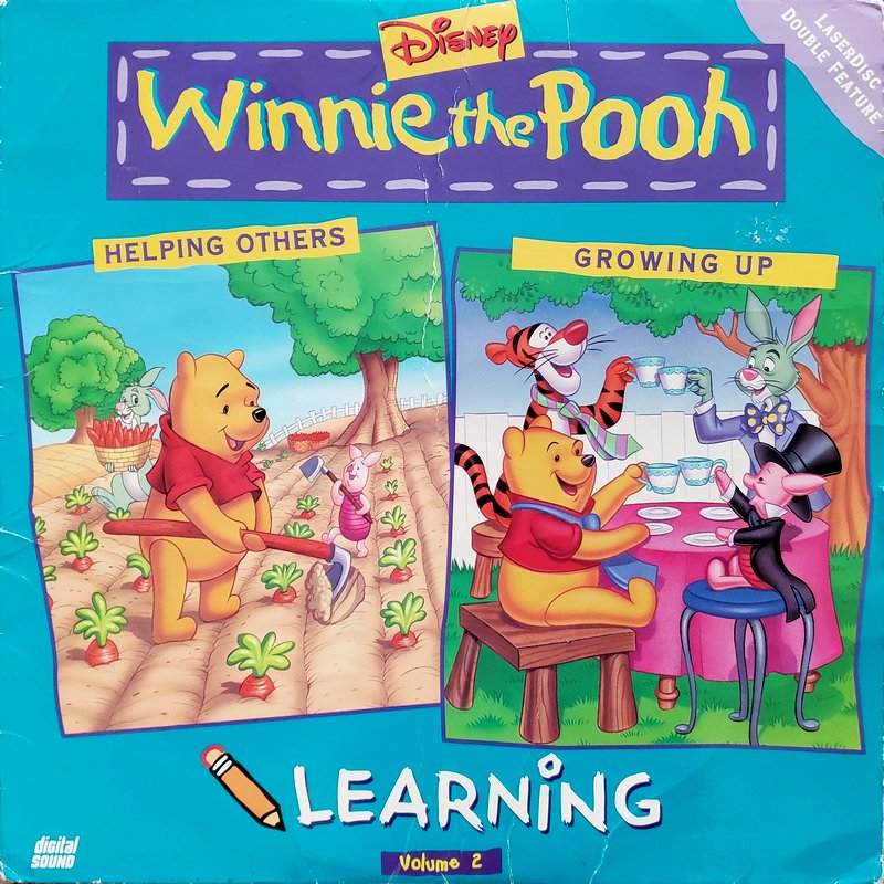 Pochette LASERDISC Winnie the Pooh Learning: vol.2 Helping Others/Growing Up (1997) - Édition physique d'occasion à vendre