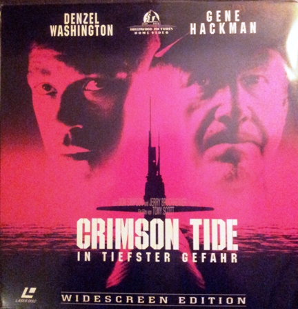 Pochette LASERDISC Crimson Tide (1995) - Édition physique d'occasion à vendre