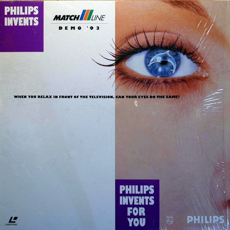 Pochette LASERDISC Philips Invents Matchline DEMO '93 (1993) - Édition physique d'occasion à vendre
